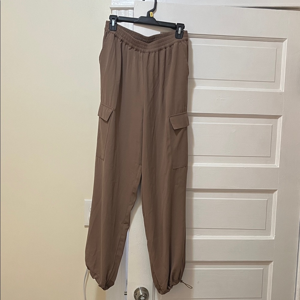 Brown Track Pants